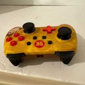 Yellow portable Nintendo